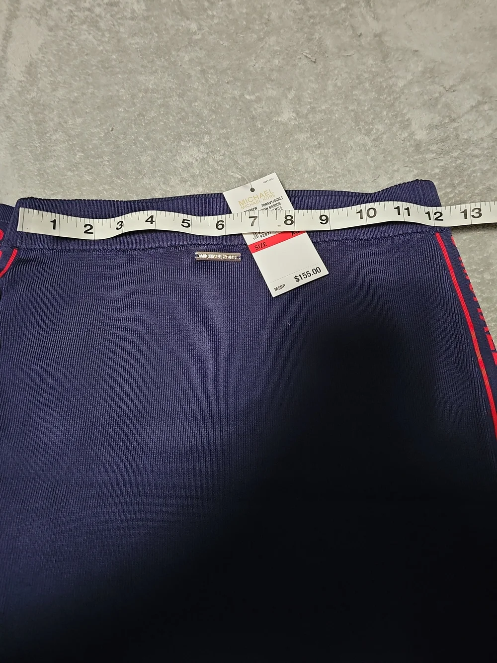 Michael Kors XS Logo Tape Stretch Viscose Skirt - XS - New Old Stock